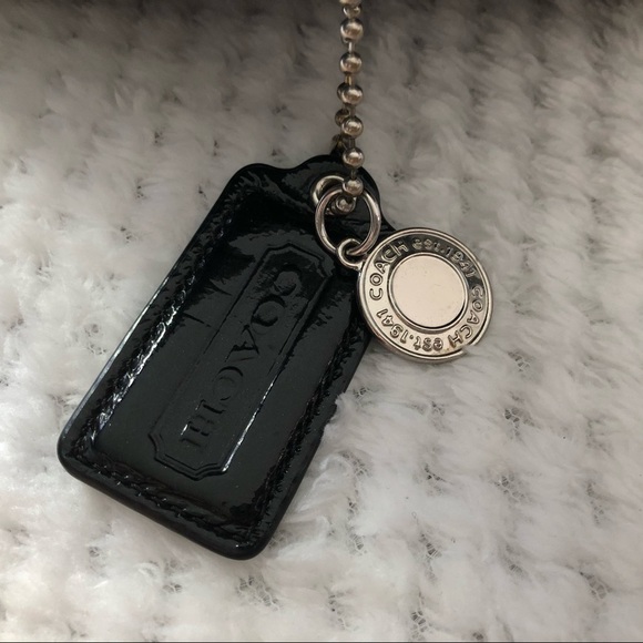 Coach black patent hobo bag leather F1280-F19198 Shoulder - Picture 3 of 10